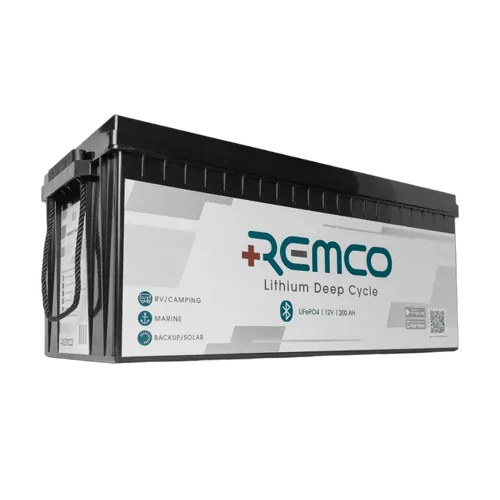 REMCO 12V 200AH LIFEPO4 DC GRP 8D