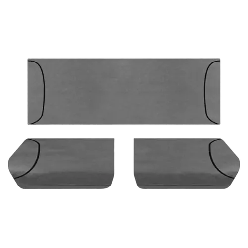 Tuff Terrain Canvas Grey Seat Covers to Suit Ford Ranger PX XL XLT Super Cab 201