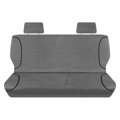 Tuff Terrain Canvas Grey Seat Covers to Suit Holden Colorado RG LTZ Dual Cab 12-08/14 REAR