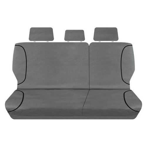 Tuff Terrain Canvas Grey Seat Covers to Suit Toyota Landcruiser 200 Series Wagon GXL 8 Seater 09/07-06/09 MIDDLE/REAR