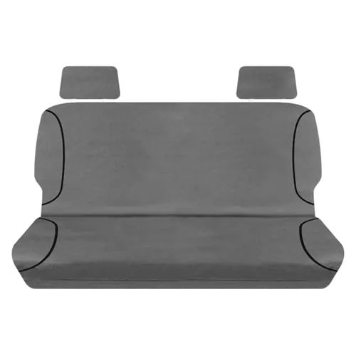 Tuff Terrain Canvas Grey Seat Covers to Suit Toyota Landcruiser 100 Series Wagon GXL RV 98-07 MIDDLE