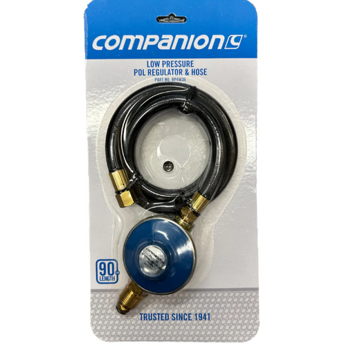 900mm POL Regulator - 1/4 BSPF Gas Hose"