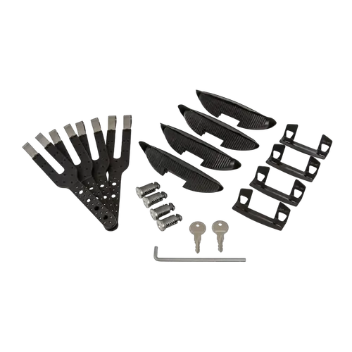 Rhino Rack Stealthbar Hardware Kit (Short Strap / Custom Rubber)