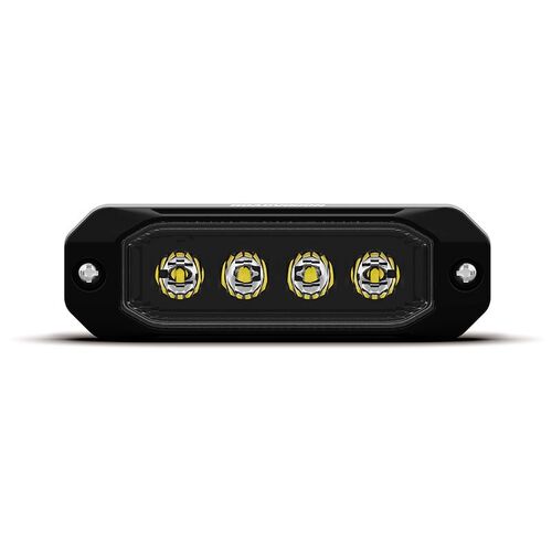 Roadvision LED Strobe Module White 10-30V 12W 10 Flash Pattern 4 LED Synchronizable SAE Cl1