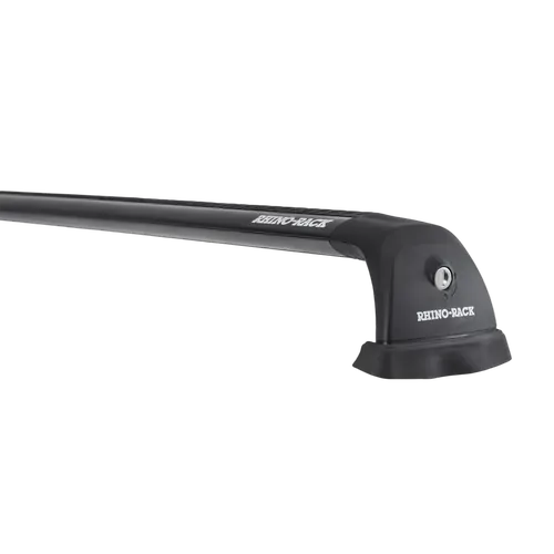 Rhino Rack Vortex Rvp Black 2 Bar Roof Rack For Ldv D90 5Dr Suv With Flush Rails 11/17 On