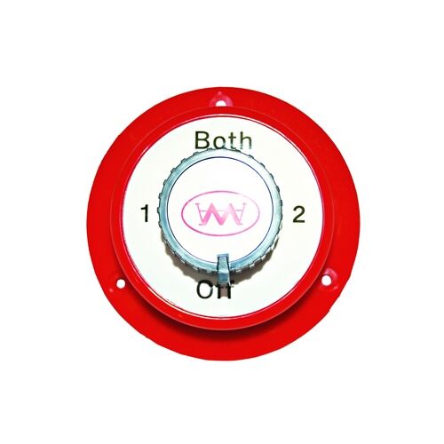 RWB Marine Battery Isolator Switch - Medium Duty Red