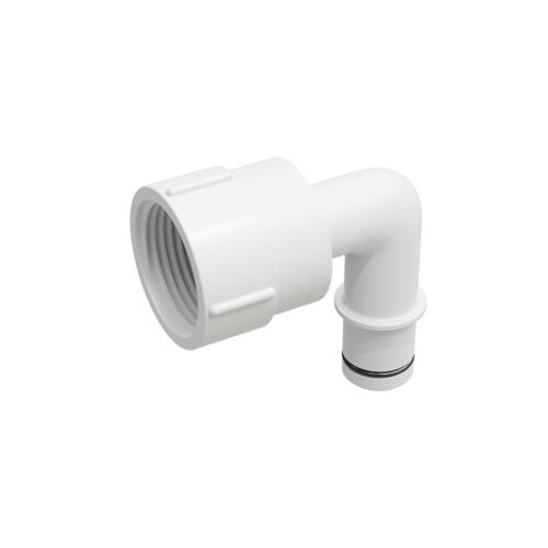 Adaptor For Rule Pump, 3/4" Qwik-Lok To 1" Npsm, Elbow