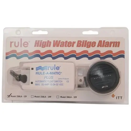 Rule High Water Bilge Alarm Kit 12V