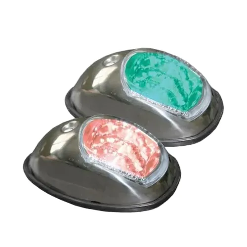 Rwb Navigation Lights Port & Starboard Led Stainless Steel (Pair)