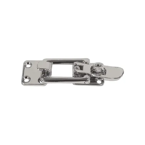 Chrome Plated Brass Hatch Fastener - Flat Mount 100mm