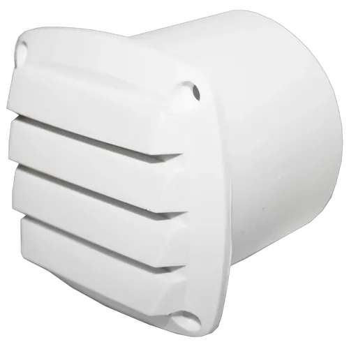 Louvre/Blower Vent White Nylon 100mm Hose