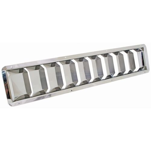 Louvre Vent - 304 Stainless Steel, 10 Louvres