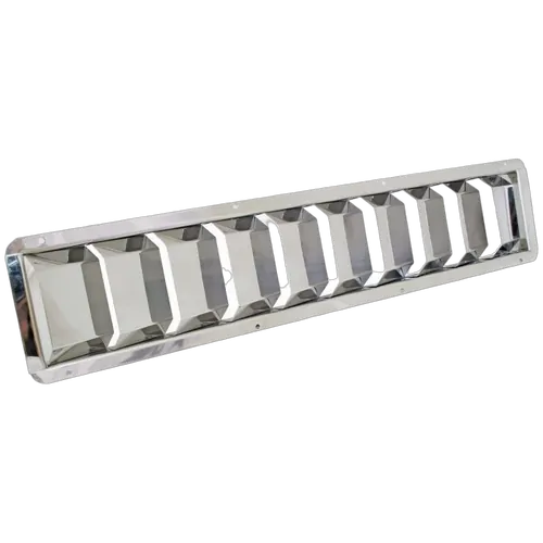 Louvre Vent - 304 Stainless Steel, 10 Louvres