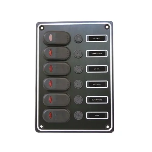 Weatherproof 6 Gang Switch Panel