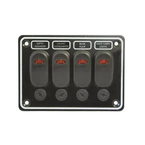 Weatherproof 4 Gang Switch Panel