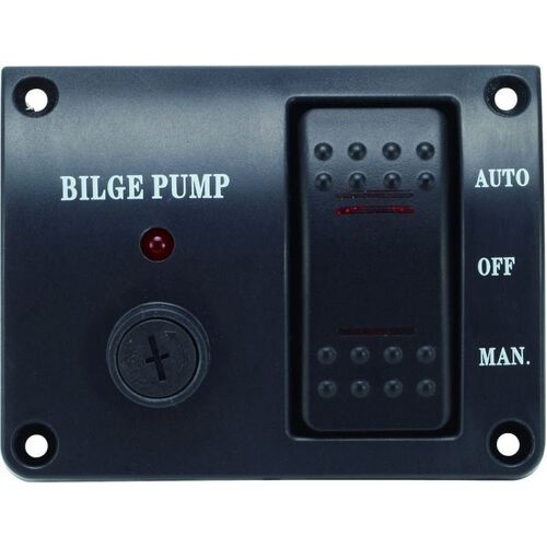 Bilge Pump Control Switch Panel 12V
