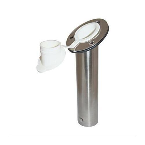 Rod Holder Stainless Steel With White Cap