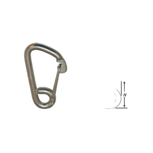 Snap Hook Stainless Steel 120mm x 12mm