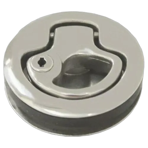 Flush Latch & Lock 62mm Dia 316 Stainless Steel