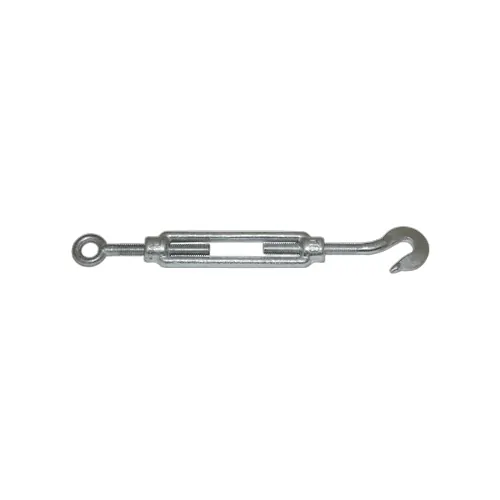 Turnbuckle Galvanised Hook & Eye 6mm