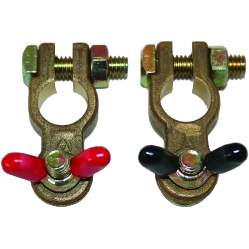 Battery Terminal Brass Pair