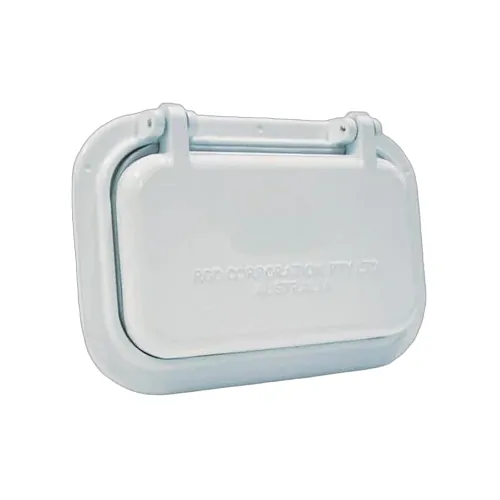 Ventilator/Scupper - White Aluminium Small