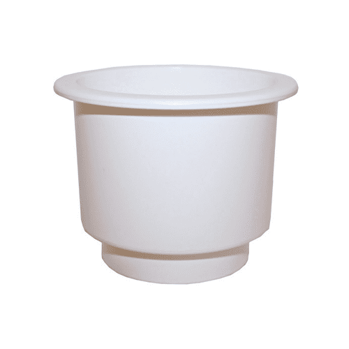 Recessed Drink Holder White - Large Dual Size