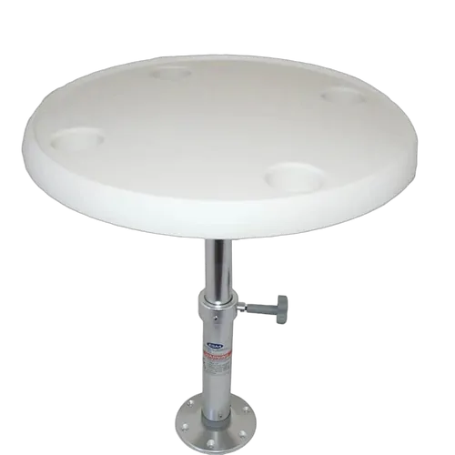 Esm Round Table & Adjustable Pedestal