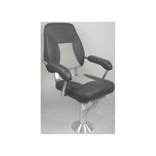 Mini-Mojo Deluxe Helm Seat - Charcoal With Mid Grey Contrast