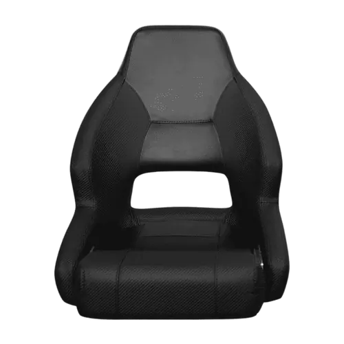 Mariner Deluxe Flip - Up Helm Seat Black/Black