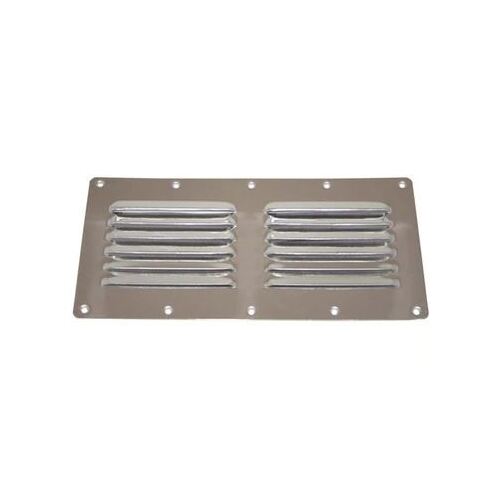 Louvre Vent - 304 Stainless Steel 2X6 Louvre - 227mm x 115mm