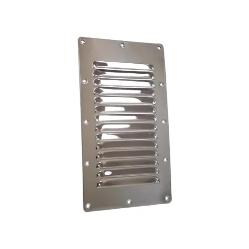 Louvre Vent - 304 Stainless Steel 14 Louvre 227mm x 127mm