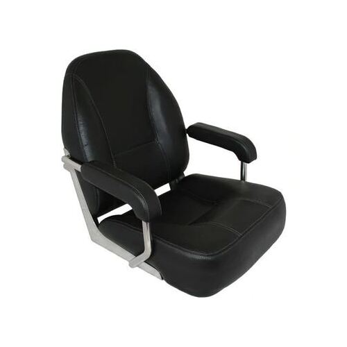 Mojo Deluxe Seat Stainless Steel - Black