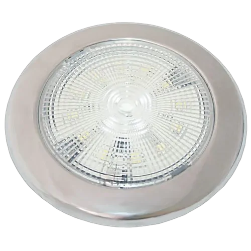 Led Slimline Light Red /White Stainless Steel 12V