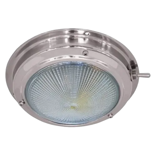 Led Dome Light Stainless Steel Large 160mm 12V