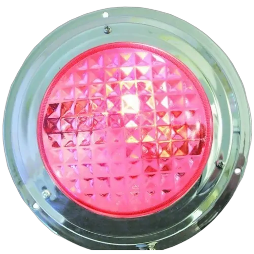 Led Dome Light Stainless Steel Red /White