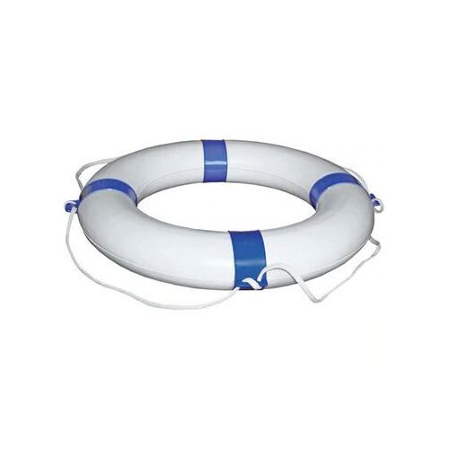 Decorative Ring Lifebuoy - White With Blue Bands 650mm