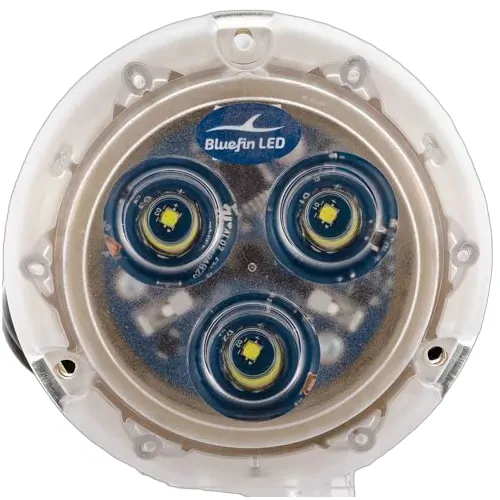 Bluefin Piranha P3 Alloy Base Led Underwater Light - Diamond White 12V
