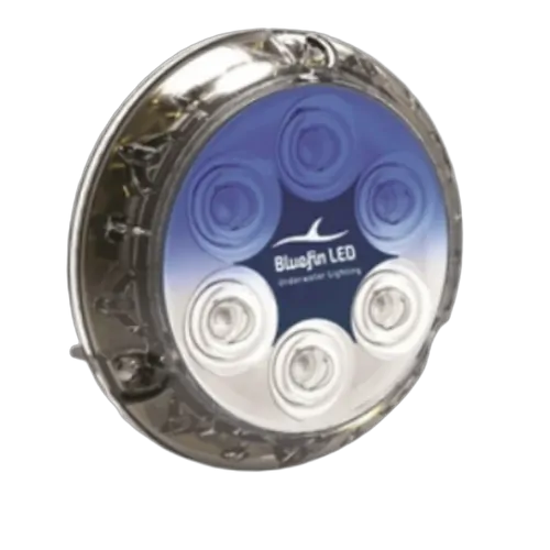 Bluefin Piranha P6 Nitro Bronze Base Led Underwater Light 12V - Cobalt Blue