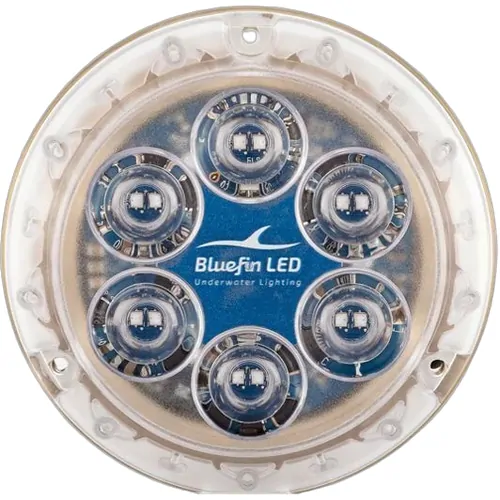 Bluefin Piranha P12 Bronze Base Led Underwater Light- Cobalt Blue