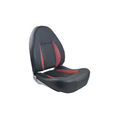 Axis Ranger Hi Back Pro Folding Seat Black / Red