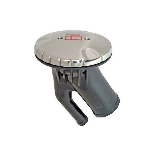 Attwood Vented Deck Fill - Black - Angled - 83mm