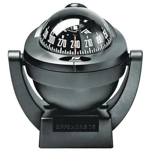 Plastimo Compass Offshore 75 Bracket Mount - Black