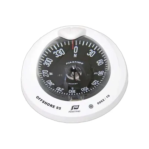 Plastimo Compass Offshore 95 Flush Mount - Flat White