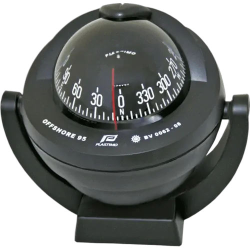 Plastimo Compass Offshore 95 Bracket - Conical Black