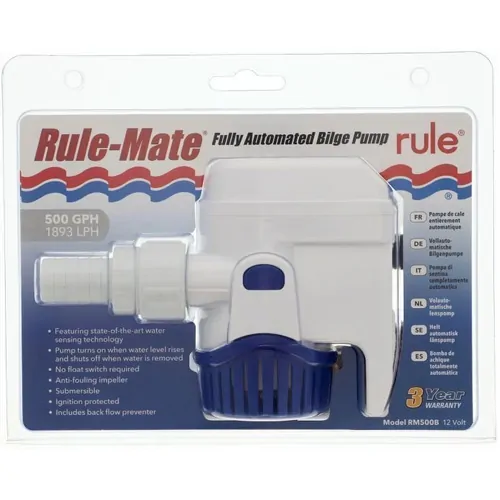 Rule-Mate Automatic Bilge Pump 800Gph 24V