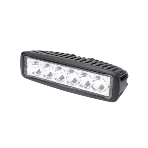 Roadvision LED Work Light Rect Spot Beam 10-30V 6 x 3W LEDs 18W 1080lm IP67 160x63x45mm Roadvision