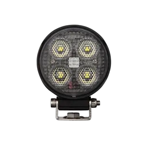 Roadvision LED Work Light Round Compact Flood Beam 10-30V 4 x 6W Osram LED's TMT <25W <2200lm IP67 89x41x75mm Roadvision