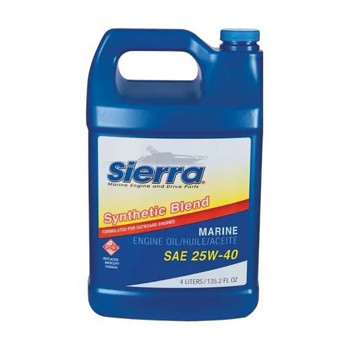 Sierra Marine 4 Stroke Engine Synthetic Oil - 25W-40 4Lt