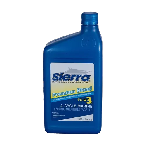 Sierra Marine 2 Stroke Premium Tc-W3 Oil (Blue) 946Ml